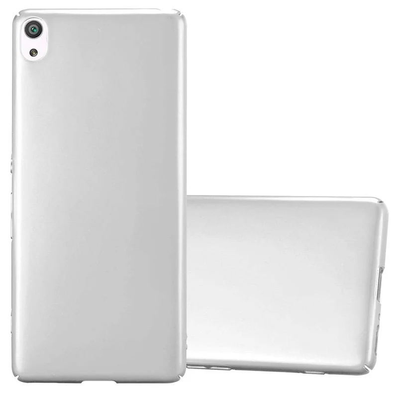 Cadorabo Hülle kompatibel mit Sony Xperia XA Hard Case Schutzhülle in Metall Optik gegen Kratzer und Stöße
