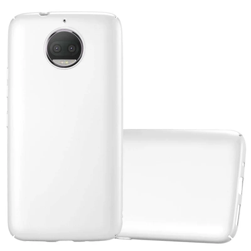 Cadorabo Hülle kompatibel mit Motorola MOTO G5S PLUS Hard Case Schutzhülle in Metall Optik gegen Kratzer und Stöße