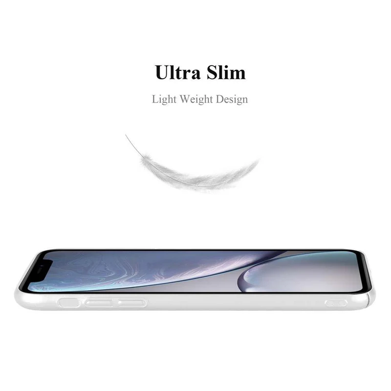 Cadorabo Hülle kompatibel mit Apple iPhone XR Hard Case Schutzhülle in Metall Optik gegen Kratzer und Stöße