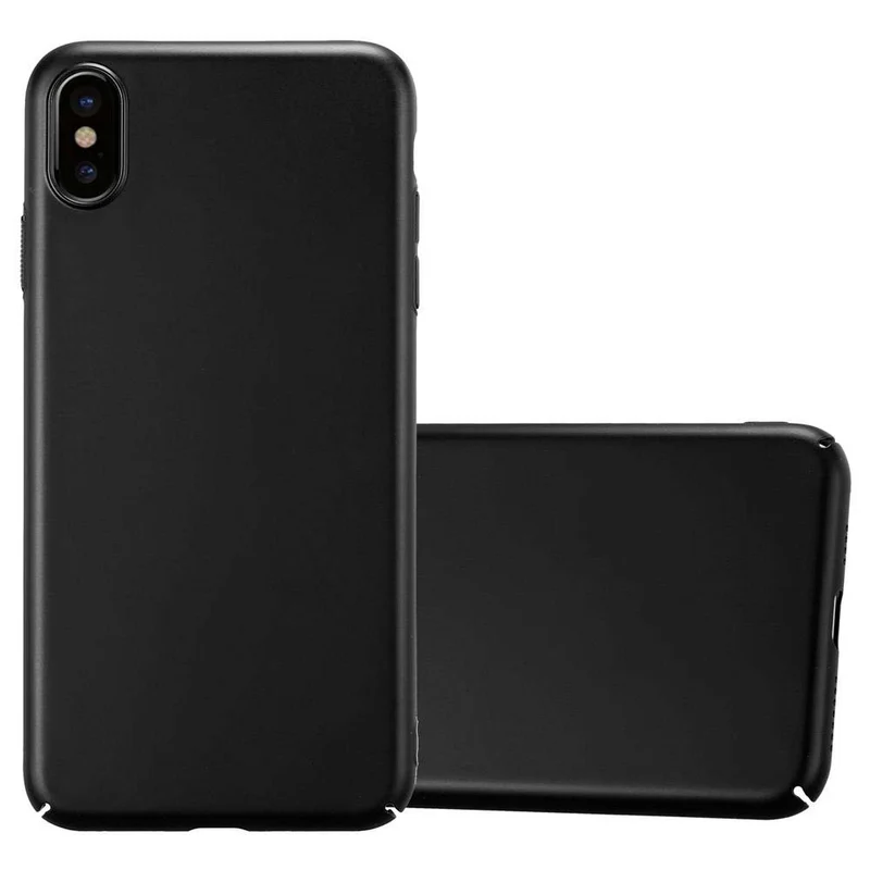 Cadorabo Hülle kompatibel mit Apple iPhone XS MAX Hard Case Schutzhülle in Metall Optik gegen Kratzer und Stöße
