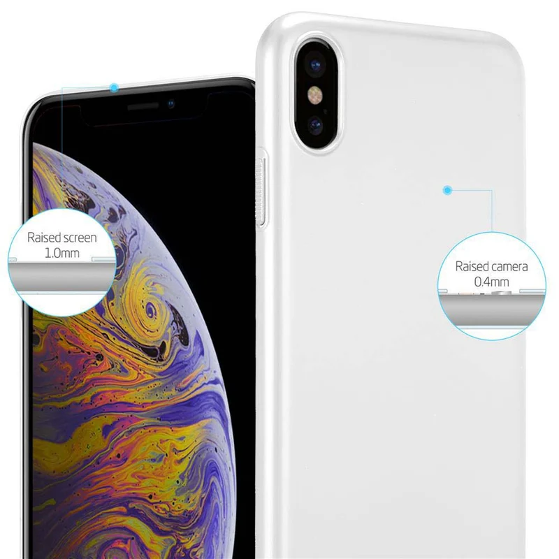Cadorabo Hülle kompatibel mit Apple iPhone XS MAX Hard Case Schutzhülle in Metall Optik gegen Kratzer und Stöße