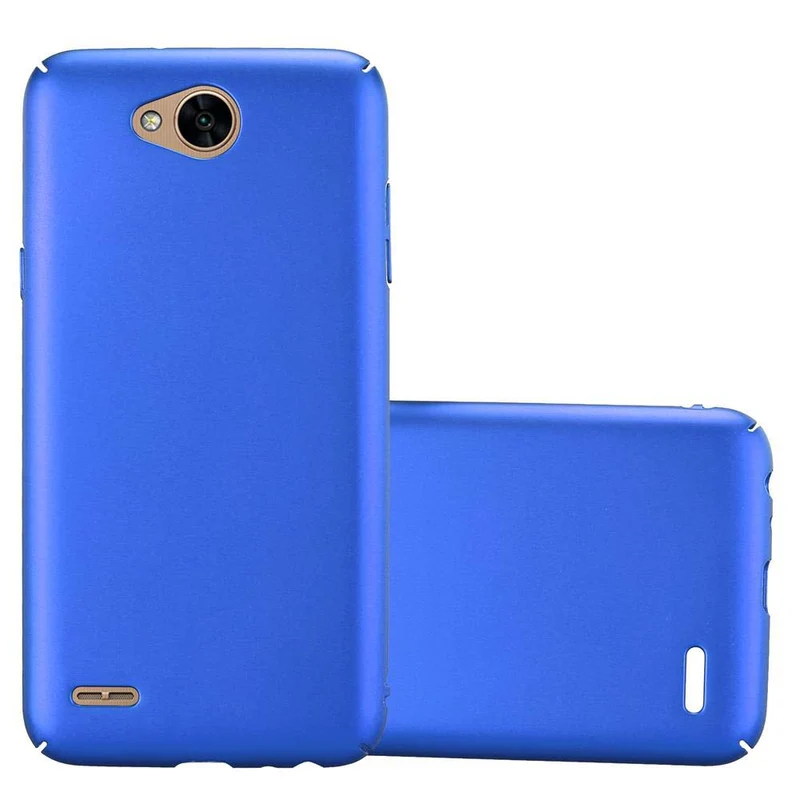 Cadorabo Hülle kompatibel mit LG X POWER 2 Hard Case Schutzhülle in Metall Optik gegen Kratzer und Stöße