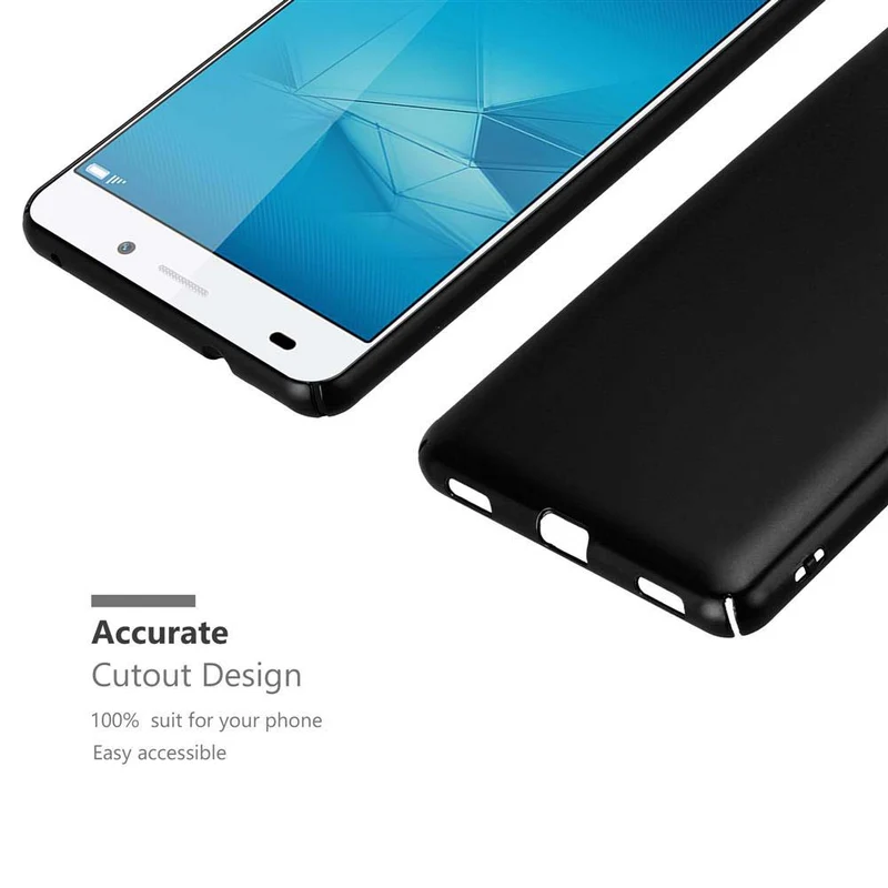 Cadorabo Hülle kompatibel mit Honor 5C Hard Case Schutzhülle in Metall Optik gegen Kratzer und Stöße