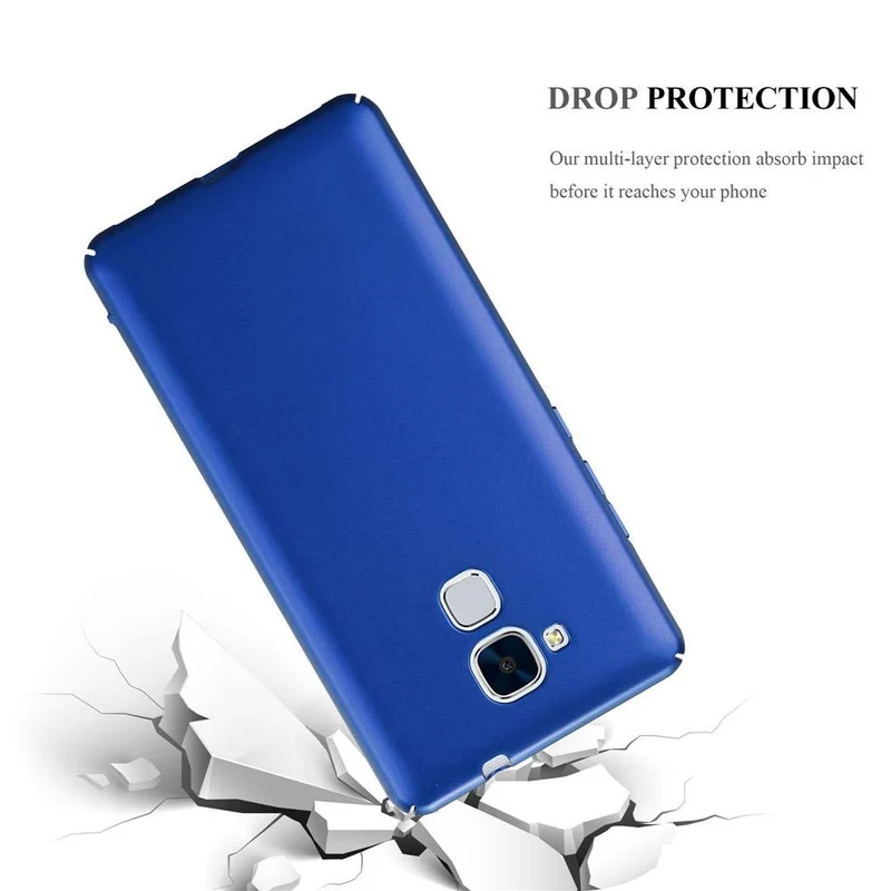 Cadorabo Hülle kompatibel mit Honor 5C Hard Case Schutzhülle in Metall Optik gegen Kratzer und Stöße