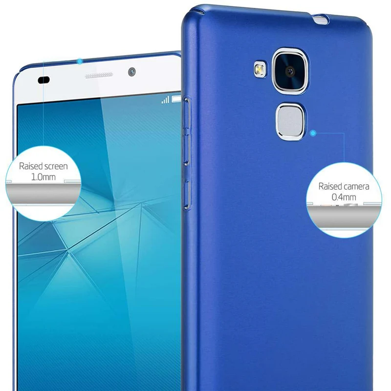 Cadorabo Hülle kompatibel mit Honor 5C Hard Case Schutzhülle in Metall Optik gegen Kratzer und Stöße