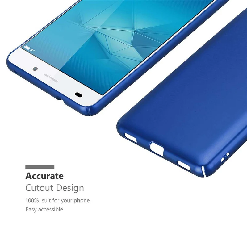 Cadorabo Hülle kompatibel mit Honor 5C Hard Case Schutzhülle in Metall Optik gegen Kratzer und Stöße