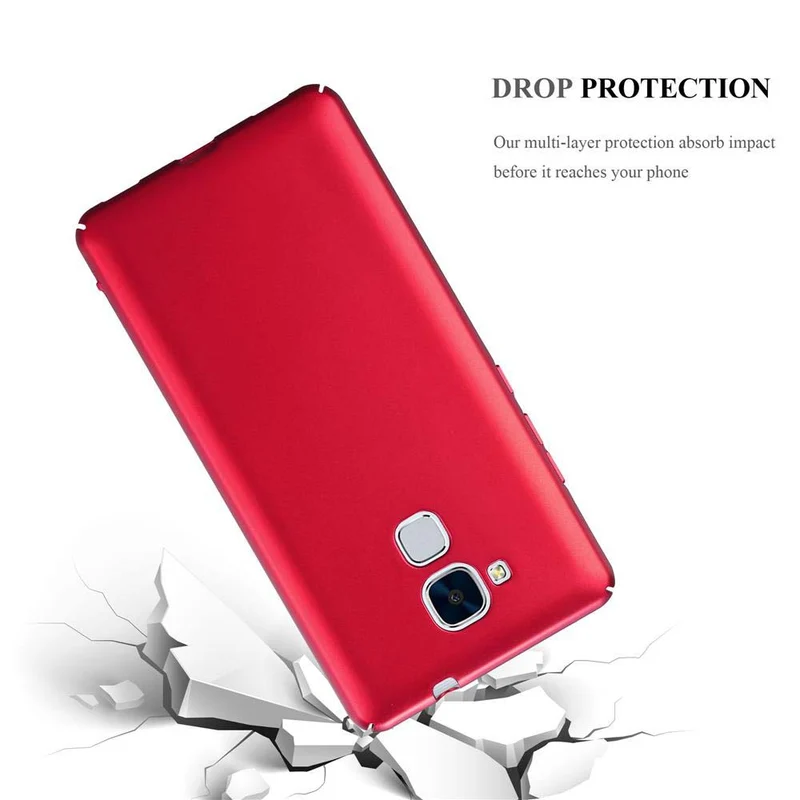 Cadorabo Hülle kompatibel mit Honor 5C Hard Case Schutzhülle in Metall Optik gegen Kratzer und Stöße