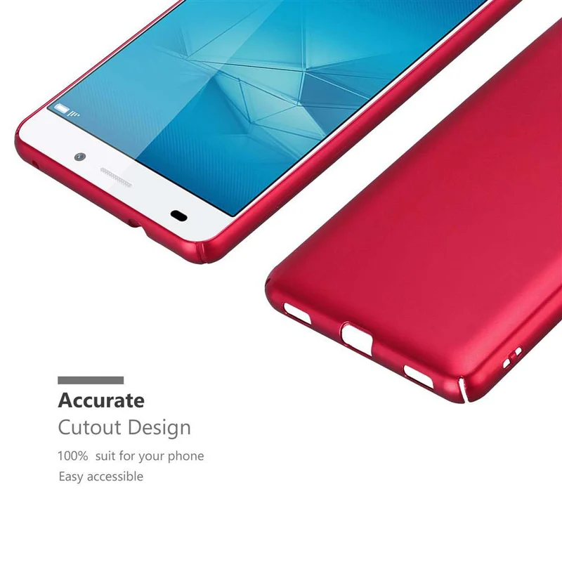 Cadorabo Hülle kompatibel mit Honor 5C Hard Case Schutzhülle in Metall Optik gegen Kratzer und Stöße