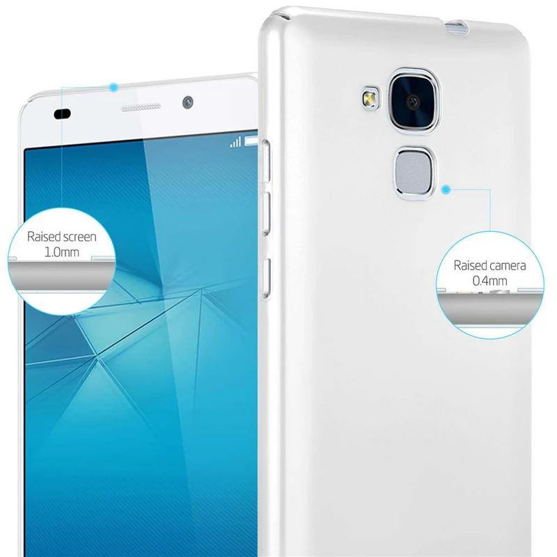Cadorabo Hülle kompatibel mit Honor 5C Hard Case Schutzhülle in Metall Optik gegen Kratzer und Stöße