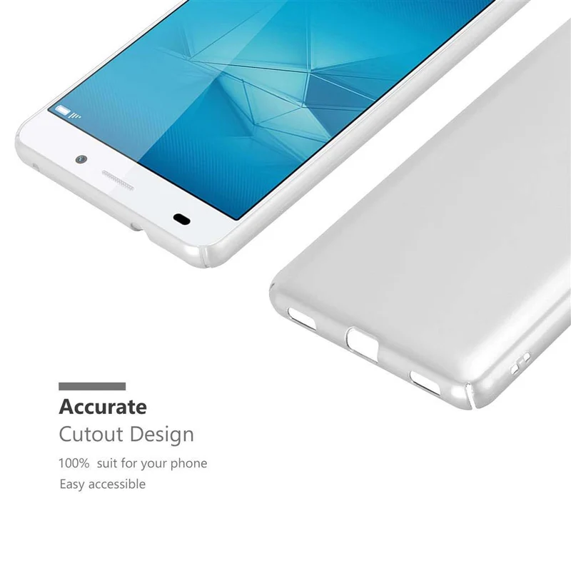 Cadorabo Hülle kompatibel mit Honor 5C Hard Case Schutzhülle in Metall Optik gegen Kratzer und Stöße