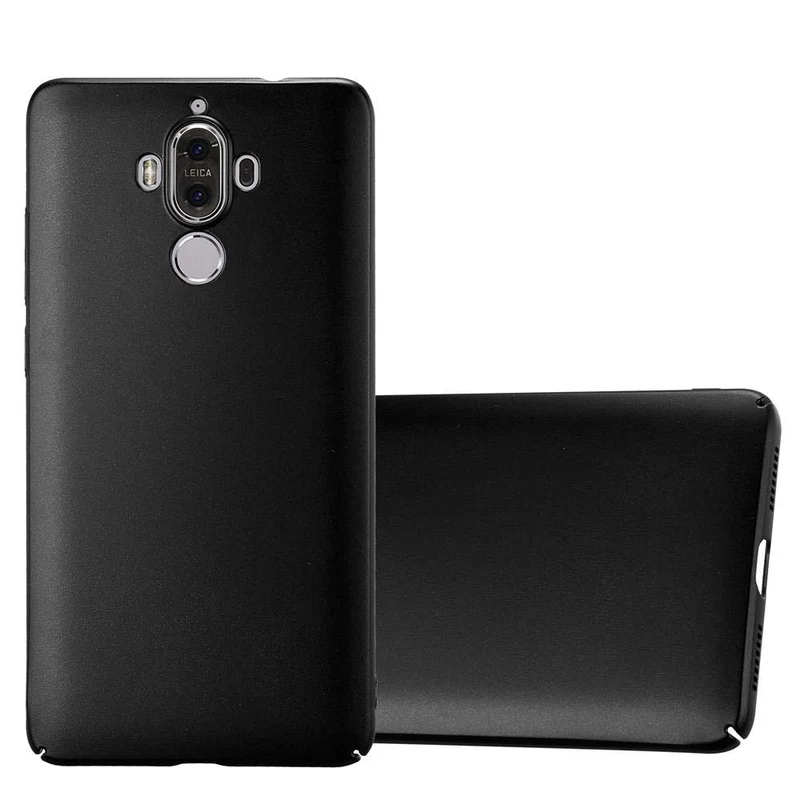 Cadorabo Hülle kompatibel mit Huawei MATE 9 Hard Case Schutzhülle in Metall Optik gegen Kratzer und Stöße