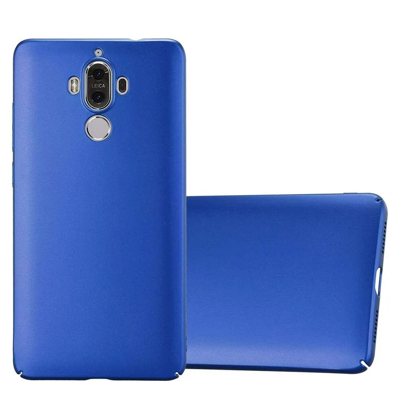 Cadorabo Hülle kompatibel mit Huawei MATE 9 Hard Case Schutzhülle in Metall Optik gegen Kratzer und Stöße