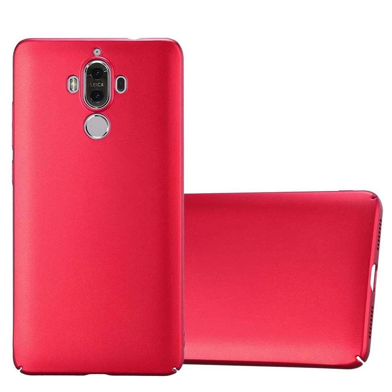 Cadorabo Hülle kompatibel mit Huawei MATE 9 Hard Case Schutzhülle in Metall Optik gegen Kratzer und Stöße