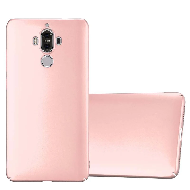 Cadorabo Hülle kompatibel mit Huawei MATE 9 Hard Case Schutzhülle in Metall Optik gegen Kratzer und Stöße