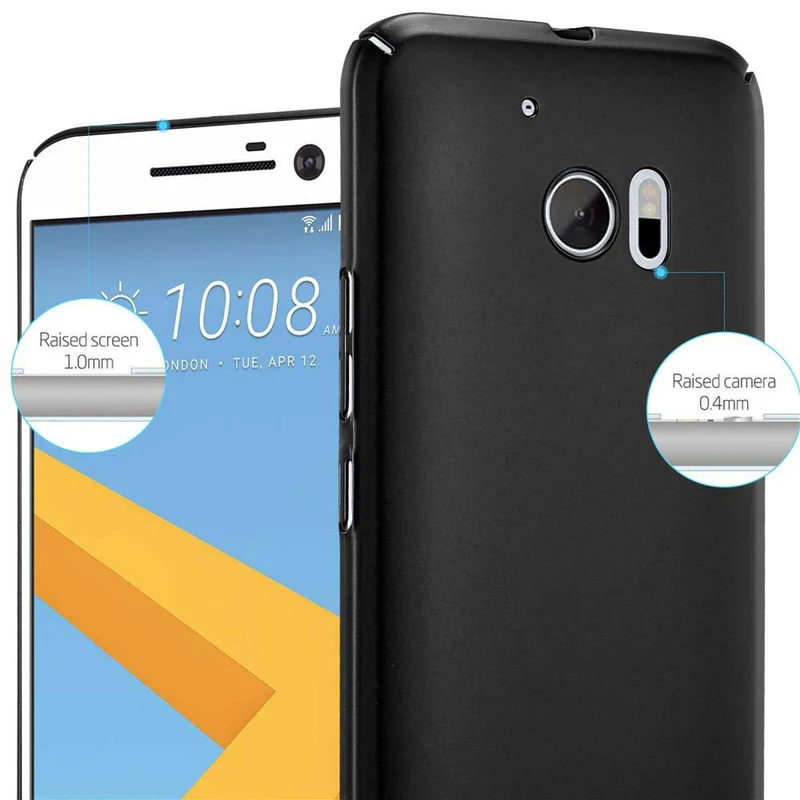 Cadorabo Hülle kompatibel mit HTC ONE M10 Hard Case Schutzhülle in Metall Optik gegen Kratzer und Stöße