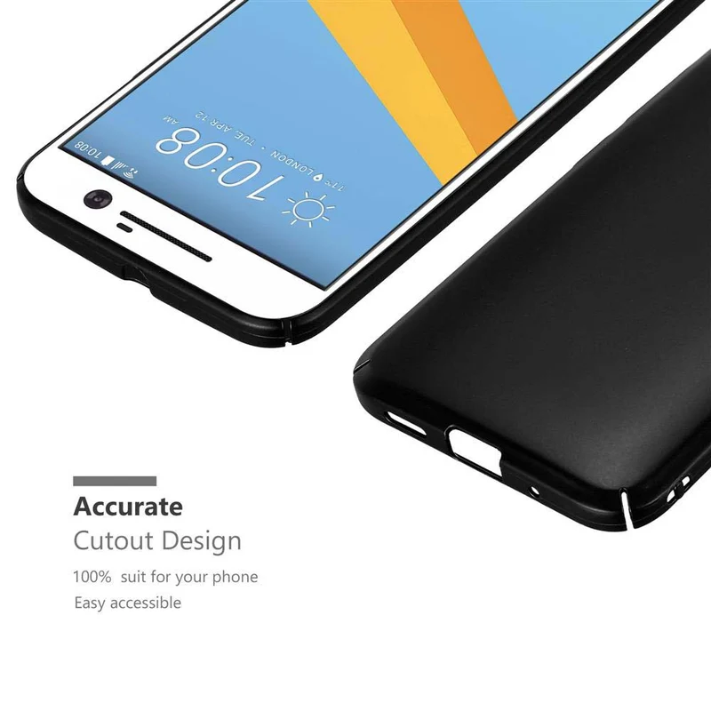 Cadorabo Hülle kompatibel mit HTC ONE M10 Hard Case Schutzhülle in Metall Optik gegen Kratzer und Stöße