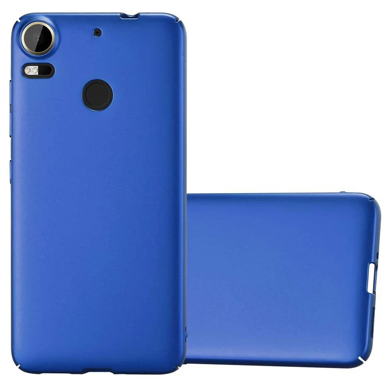 Cadorabo Hülle kompatibel mit HTC Desire 10 PRO Hard Case Schutzhülle in Metall Optik gegen Kratzer und Stöße