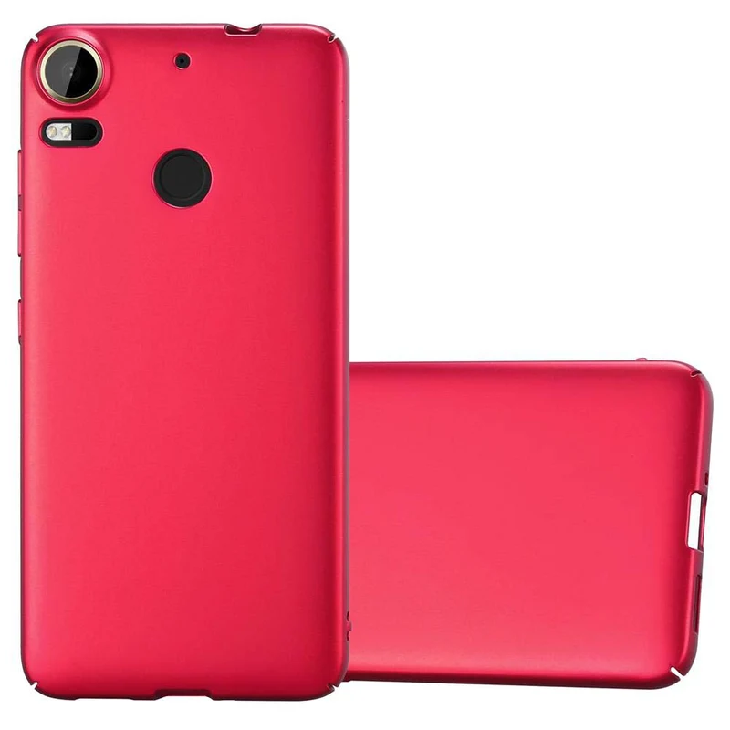 Cadorabo Hülle kompatibel mit HTC Desire 10 PRO Hard Case Schutzhülle in Metall Optik gegen Kratzer und Stöße