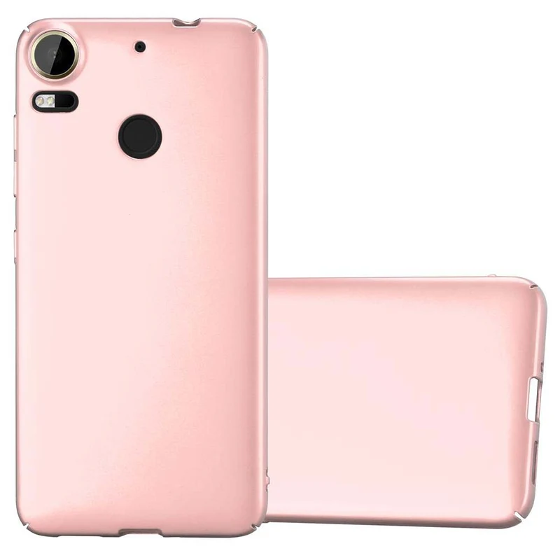 Cadorabo Hülle kompatibel mit HTC Desire 10 PRO Hard Case Schutzhülle in Metall Optik gegen Kratzer und Stöße