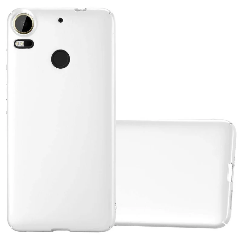 Cadorabo Hülle kompatibel mit HTC Desire 10 PRO Hard Case Schutzhülle in Metall Optik gegen Kratzer und Stöße