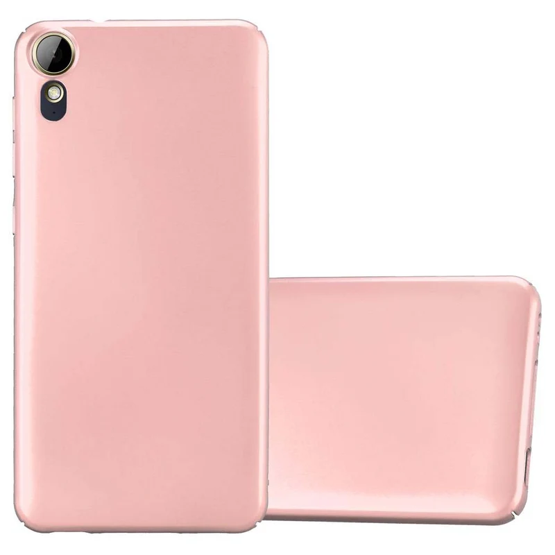 Cadorabo Hülle kompatibel mit HTC Desire 10 LIFESTYLE / Desire 825 Hard Case Schutzhülle in Metall Optik gegen Kratzer und Stöße