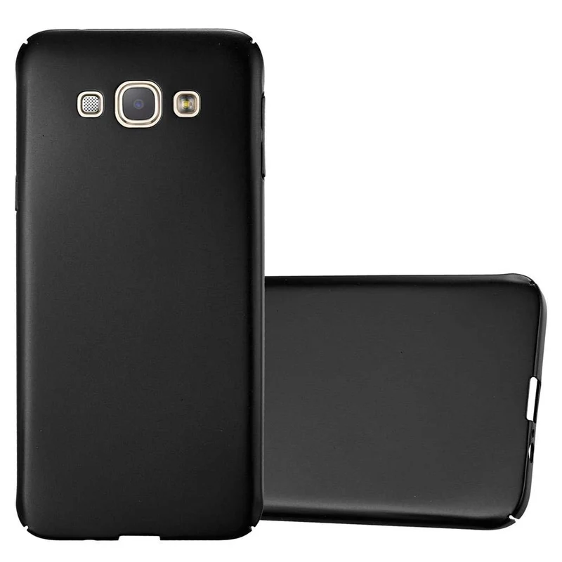 Cadorabo Hülle kompatibel mit Samsung Galaxy A8 2015 Hard Case Schutzhülle in Metall Optik gegen Kratzer und Stöße