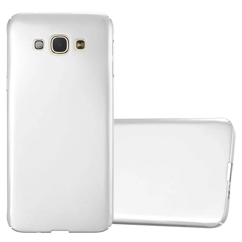 Cadorabo Hülle kompatibel mit Samsung Galaxy A8 2015 Hard Case Schutzhülle in Metall Optik gegen Kratzer und Stöße