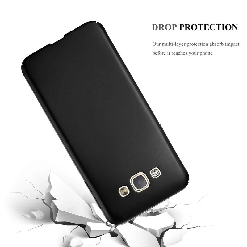 Cadorabo Hülle kompatibel mit Samsung Galaxy A8 2015 Hard Case Schutzhülle in Metall Optik gegen Kratzer und Stöße