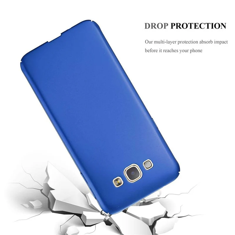 Cadorabo Hülle kompatibel mit Samsung Galaxy A8 2015 Hard Case Schutzhülle in Metall Optik gegen Kratzer und Stöße