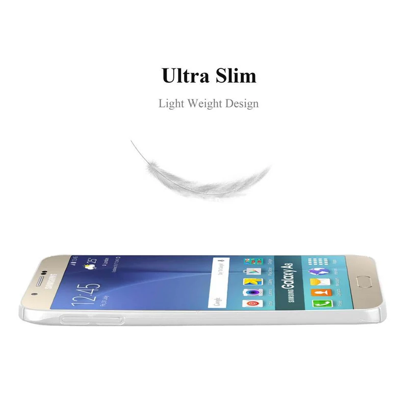 Cadorabo Hülle kompatibel mit Samsung Galaxy A8 2015 Hard Case Schutzhülle in Metall Optik gegen Kratzer und Stöße