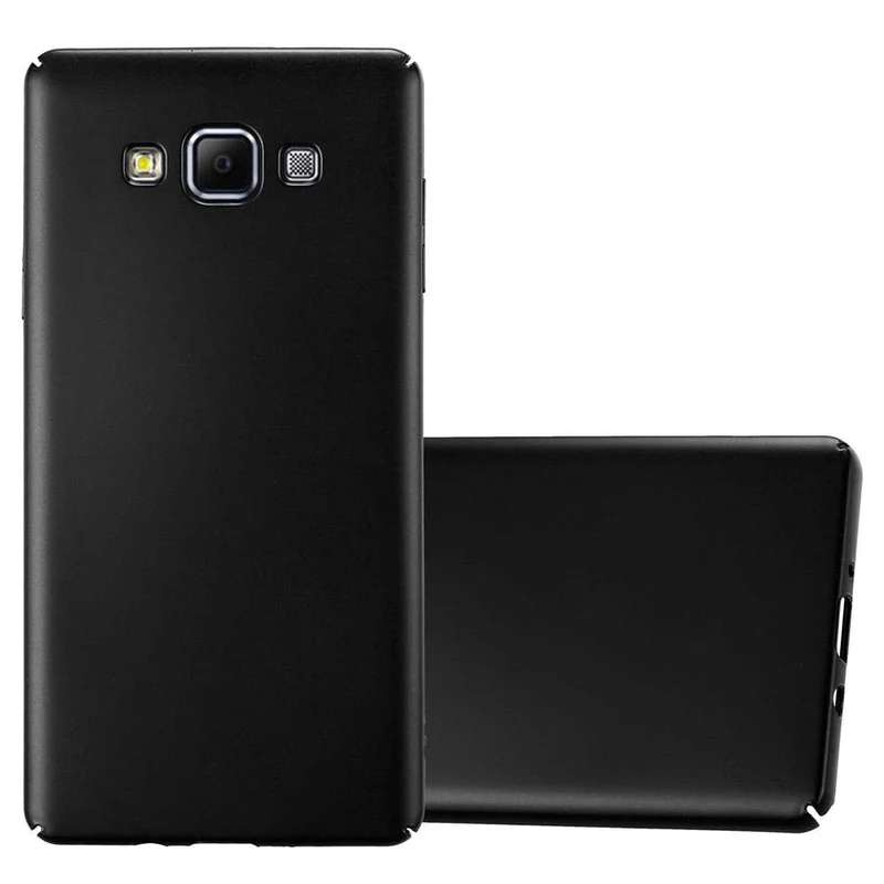 Cadorabo Hülle kompatibel mit Samsung Galaxy A7 2015 Hard Case Schutzhülle in Metall Optik gegen Kratzer und Stöße