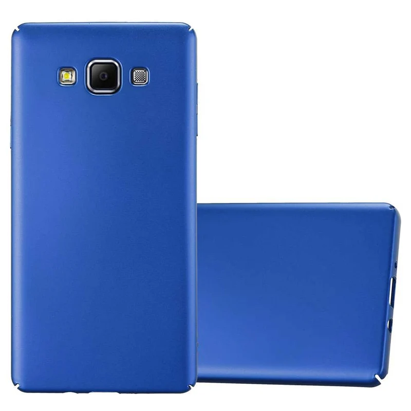 Cadorabo Hülle kompatibel mit Samsung Galaxy A7 2015 Hard Case Schutzhülle in Metall Optik gegen Kratzer und Stöße