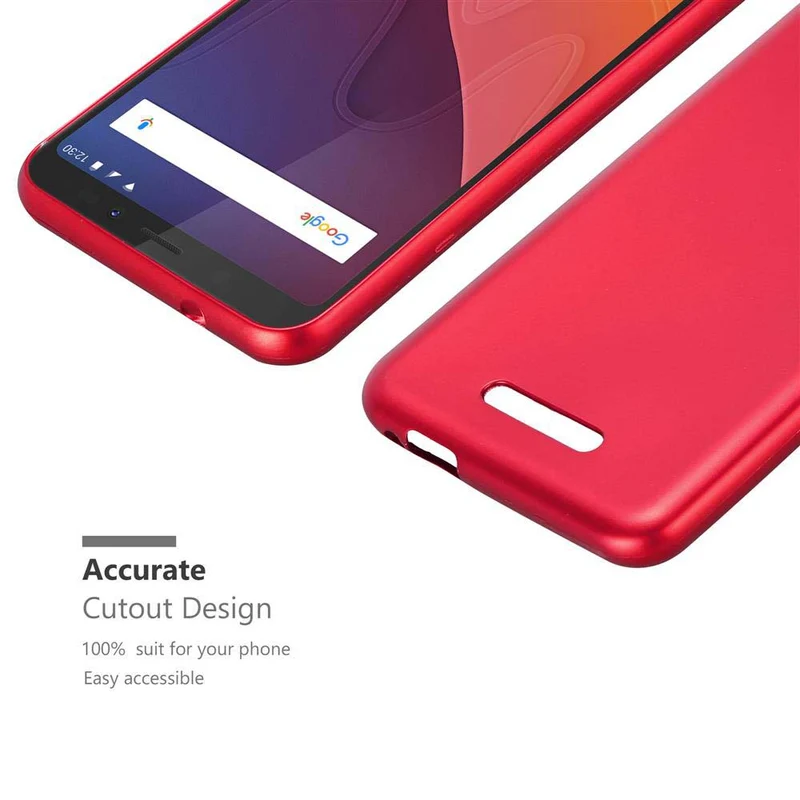 Cadorabo Hülle kompatibel mit WIKO VIEW Schutzhülle aus flexiblem TPU Silikon