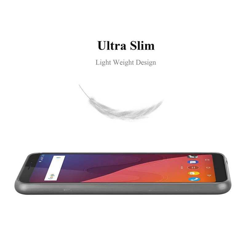 Cadorabo Hülle kompatibel mit WIKO VIEW Schutzhülle aus flexiblem TPU Silikon
