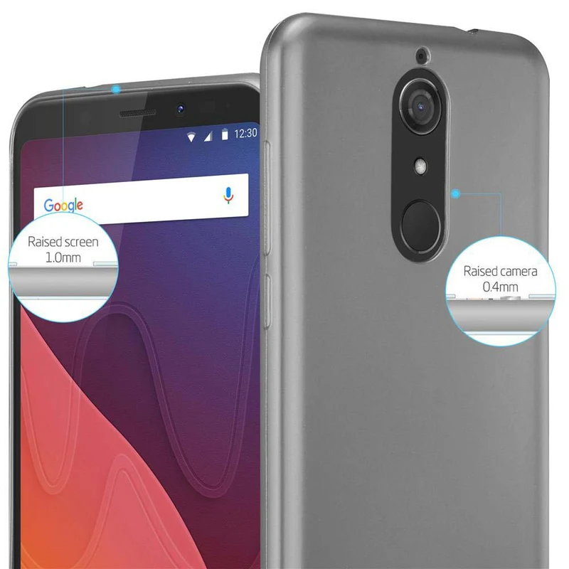 Cadorabo Hülle kompatibel mit WIKO VIEW Schutzhülle aus flexiblem TPU Silikon