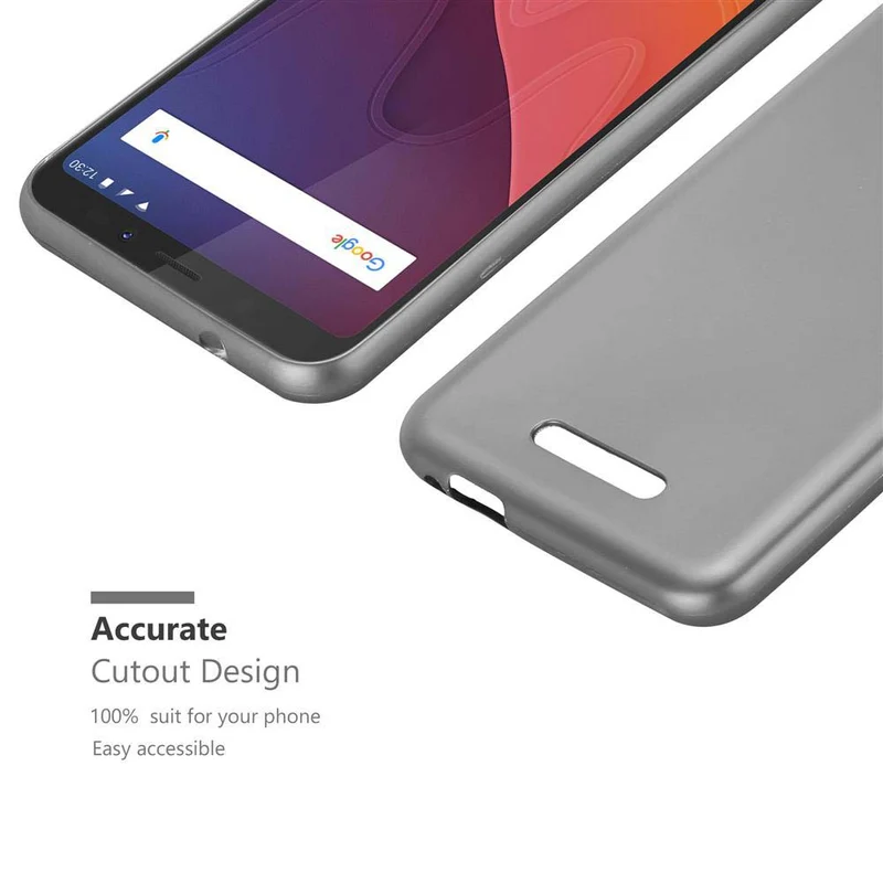 Cadorabo Hülle kompatibel mit WIKO VIEW Schutzhülle aus flexiblem TPU Silikon