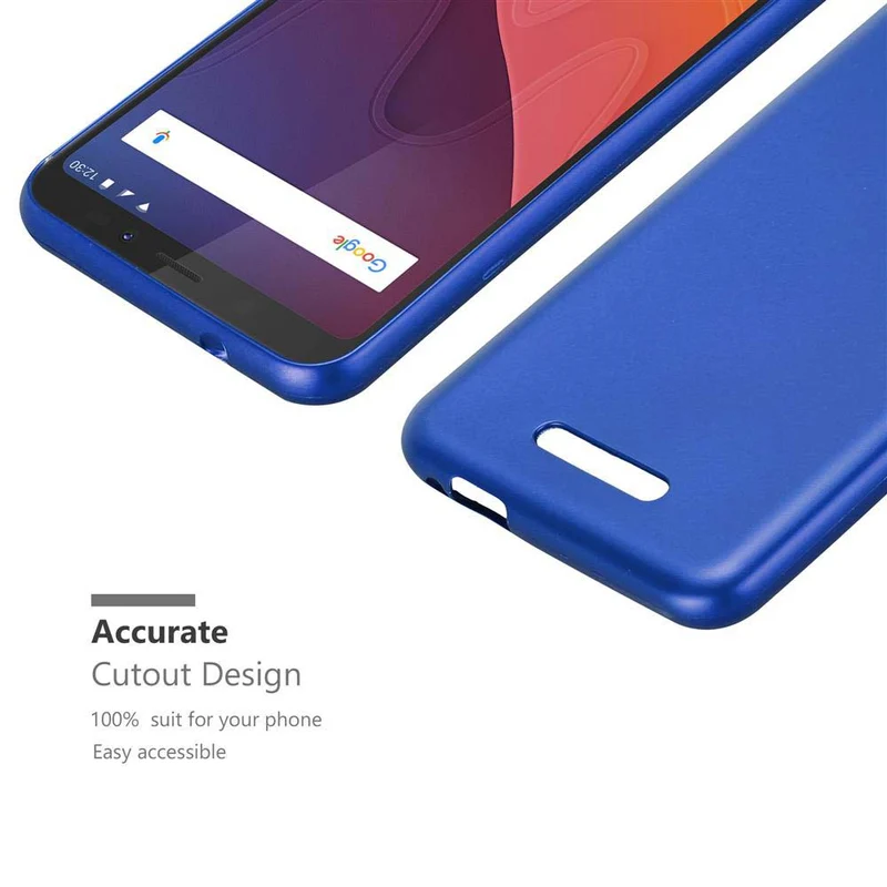 Cadorabo Hülle kompatibel mit WIKO VIEW Schutzhülle aus flexiblem TPU Silikon