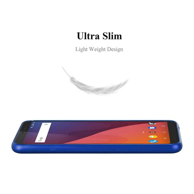 Cadorabo Hülle kompatibel mit WIKO VIEW Schutzhülle aus flexiblem TPU Silikon
