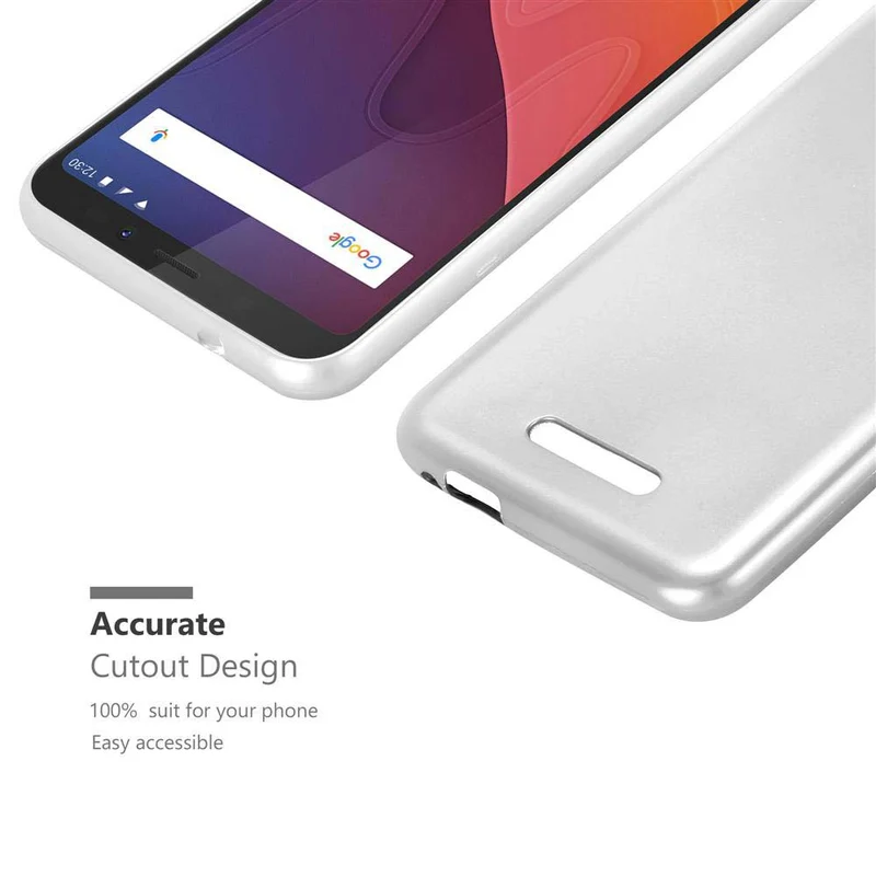 Cadorabo Hülle kompatibel mit WIKO VIEW Schutzhülle aus flexiblem TPU Silikon