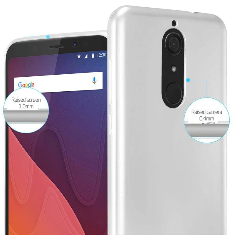 Cadorabo Hülle kompatibel mit WIKO VIEW Schutzhülle aus flexiblem TPU Silikon