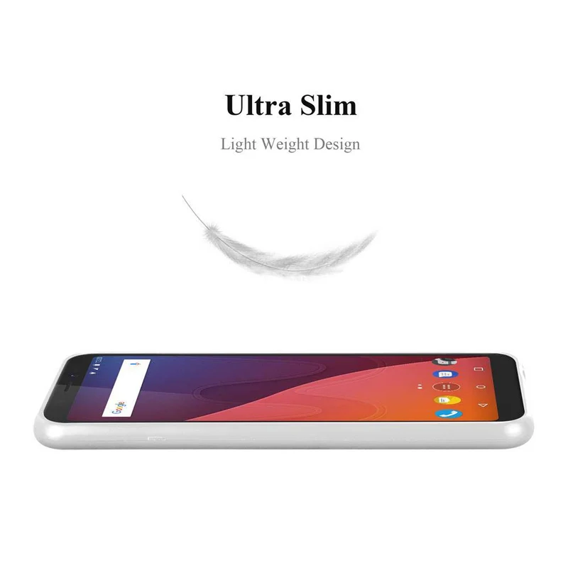 Cadorabo Hülle kompatibel mit WIKO VIEW Schutzhülle aus flexiblem TPU Silikon
