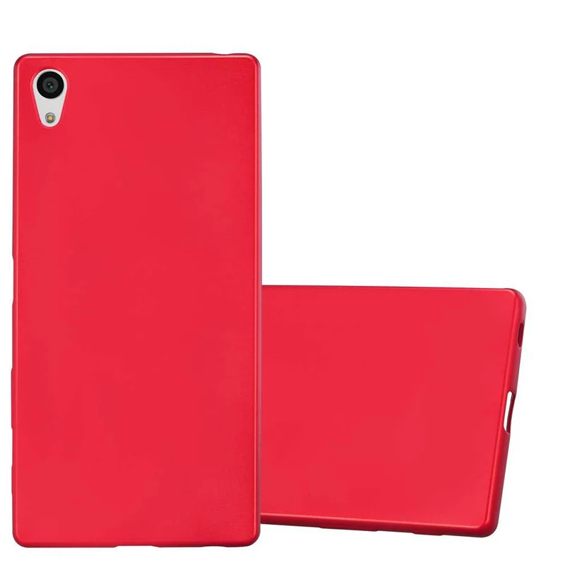 Cadorabo Hülle kompatibel mit Sony Xperia Z5 PREMIUM Schutzhülle aus flexiblem TPU Silikon