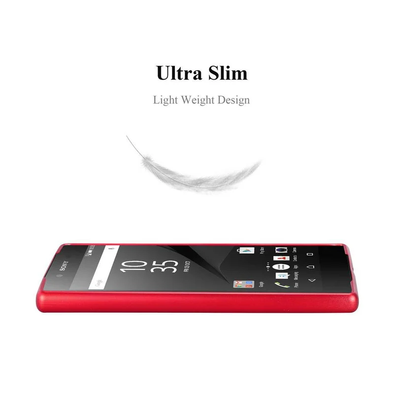 Cadorabo Hülle kompatibel mit Sony Xperia Z5 PREMIUM Schutzhülle aus flexiblem TPU Silikon
