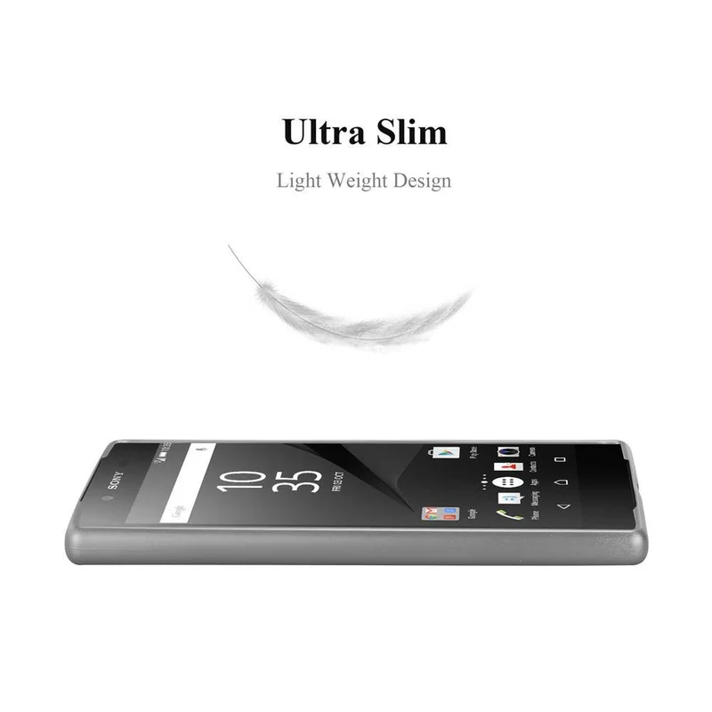Cadorabo Hülle kompatibel mit Sony Xperia Z5 PREMIUM Schutzhülle aus flexiblem TPU Silikon
