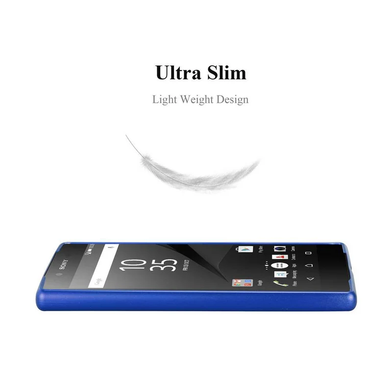 Cadorabo Hülle kompatibel mit Sony Xperia Z5 PREMIUM Schutzhülle aus flexiblem TPU Silikon