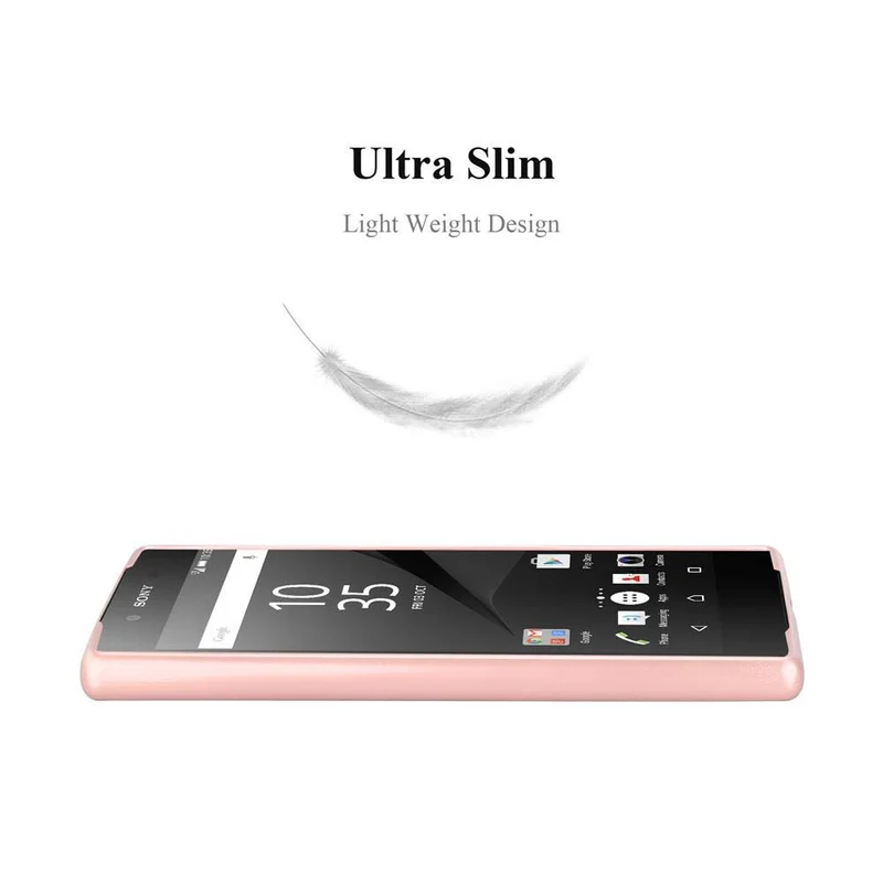 Cadorabo Hülle kompatibel mit Sony Xperia Z5 PREMIUM Schutzhülle aus flexiblem TPU Silikon
