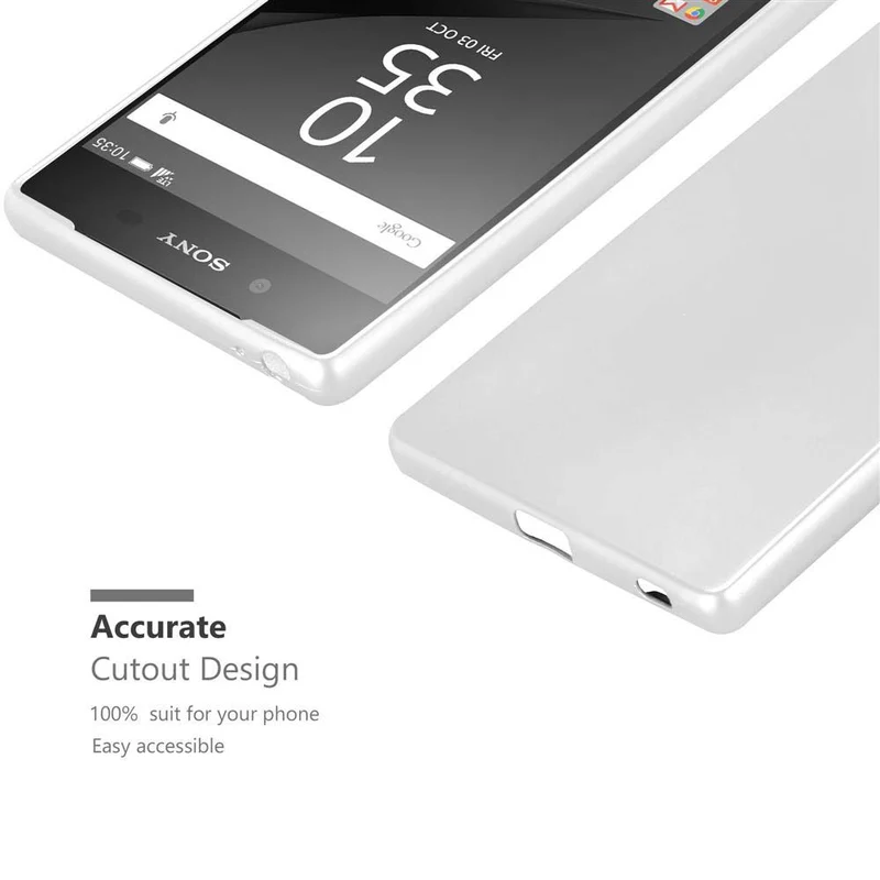Cadorabo Hülle kompatibel mit Sony Xperia Z5 PREMIUM Schutzhülle aus flexiblem TPU Silikon