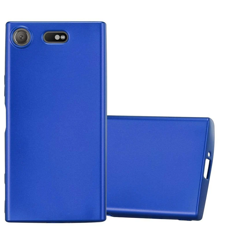 Cadorabo Hülle kompatibel mit Sony Xperia XZ1 COMPACT Schutzhülle aus flexiblem TPU Silikon