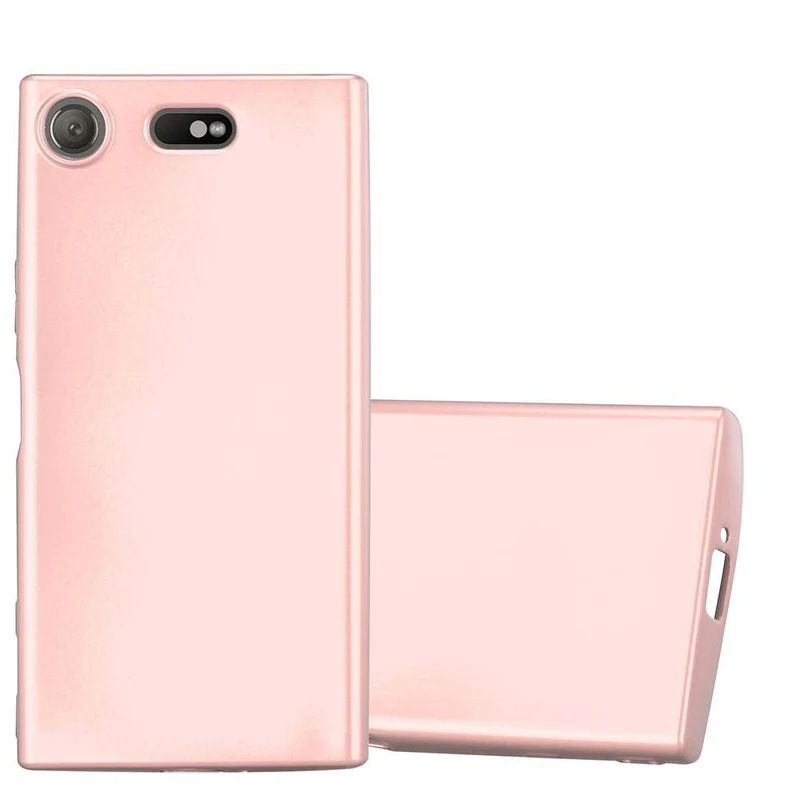 Cadorabo Hülle kompatibel mit Sony Xperia XZ1 COMPACT Schutzhülle aus flexiblem TPU Silikon