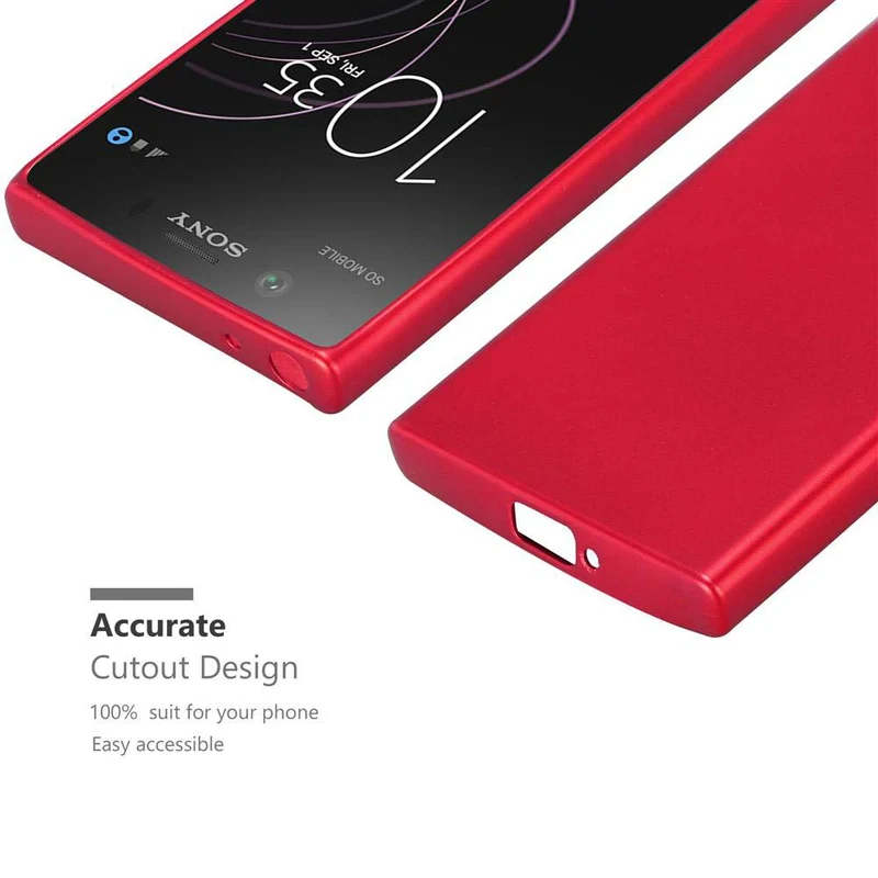 Cadorabo Hülle kompatibel mit Sony Xperia XZ1 COMPACT Schutzhülle aus flexiblem TPU Silikon